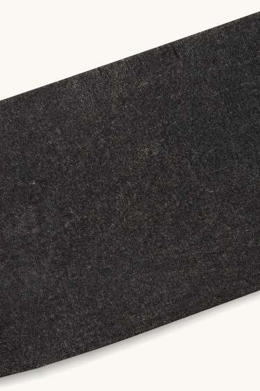 Dames - Set van 6 paar - nylon kniekousen - 20 DEN - zwart