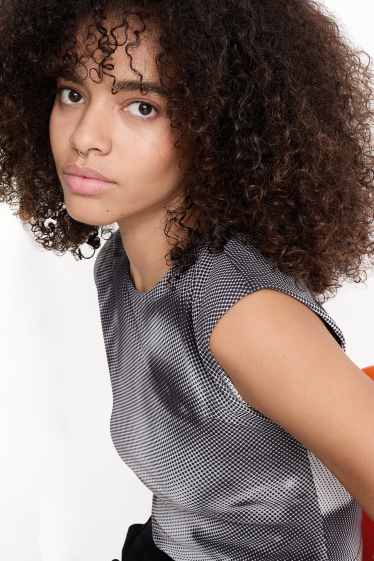 Femmes - T-shirt - gris anthracite