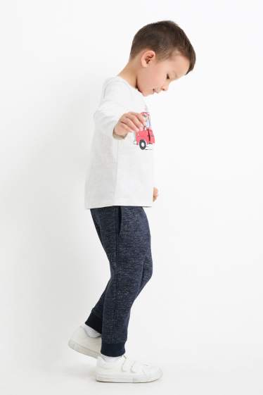 Children Boys - Multipack of 3 - monster truck - joggers - blue / gray