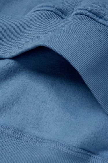 Hommes - Sweat à capuche oversize - bleu