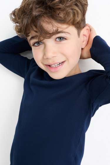 Bambini - Maglia a maniche lunghe - blu scuro