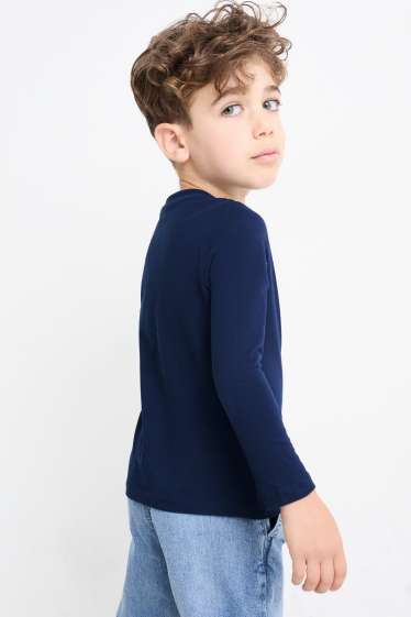 Bambini - Maglia a maniche lunghe - blu scuro