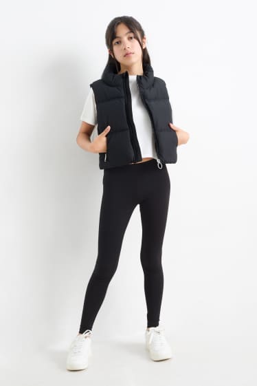 Kinder Mädchen - Multipack 3er - Leggings - schwarz