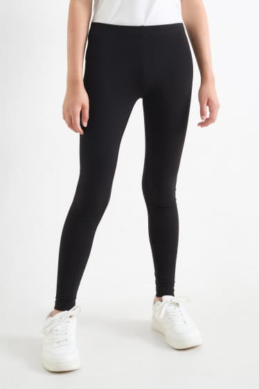 Kinder Mädchen - Multipack 3er - Leggings - schwarz