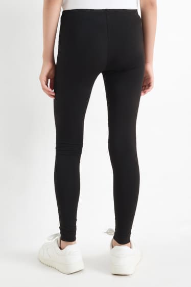 Kinder Mädchen - Multipack 3er - Leggings - schwarz