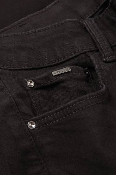 Femei - Slim jeans - talie medie - jeans modelatori - LYCRA® - negru