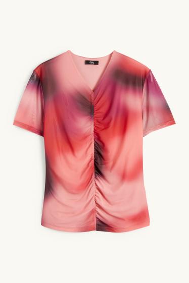 Femmes - T-shirt - rose