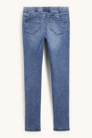 Děti - dívky - Jegging jeans - džíny - modré