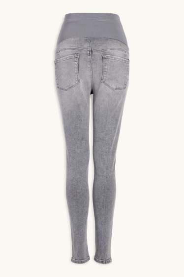 Femmes - Jean de grossesse - skinny jean - LYCRA® - jean gris clair
