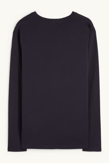 Donna - Maglia a maniche lunghe per allattamento - blu scuro