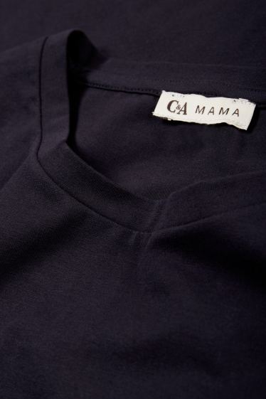 Donna - Maglia a maniche lunghe per allattamento - blu scuro