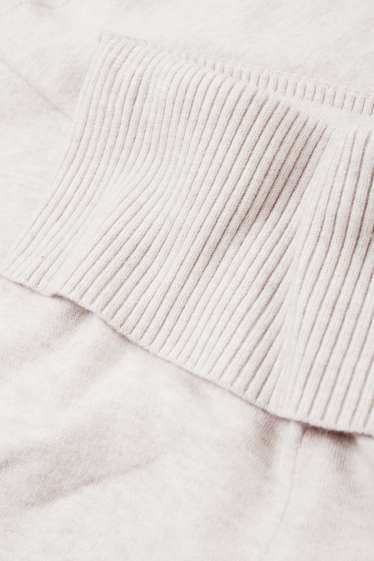 Femmes - Flared legging de maille - gris