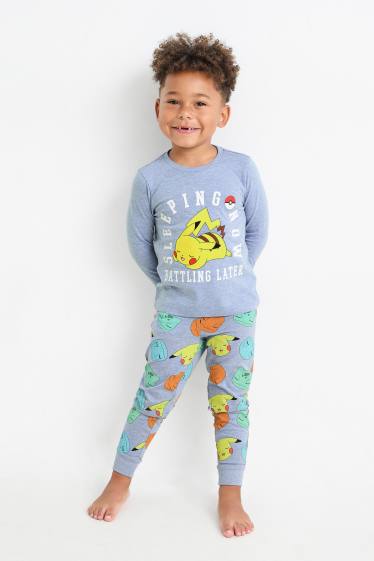 Kinderen: jongens - Pokémon - pyjama - 2-delig - lichtblauw