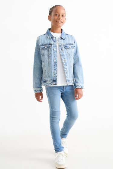 Nen - Paquet de 2 - skinny jeans - cinturilla extraestreta - texà blau