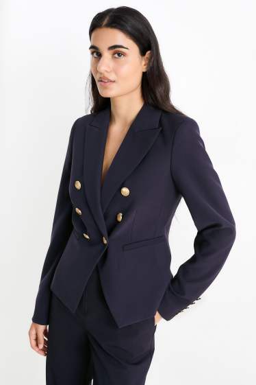 Dona - Blazer formal - entallat - blau fosc