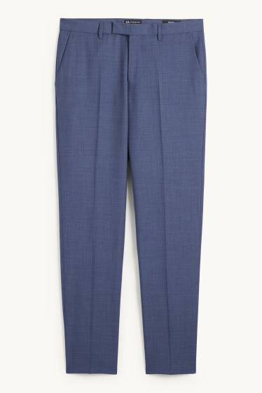 Home - Pantalons combinables - regular fit - estampats - blau fosc