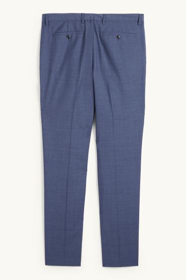 Home - Pantalons combinables - regular fit - estampats - blau fosc