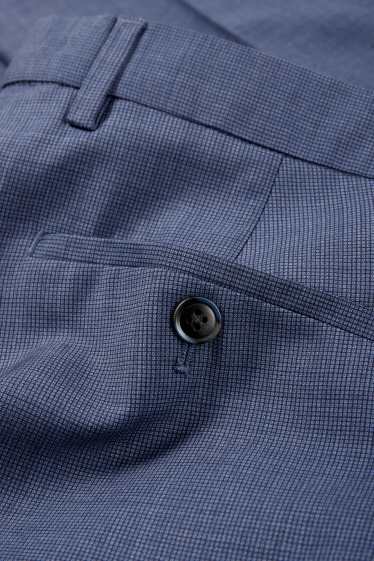 Home - Pantalons combinables - regular fit - estampats - blau fosc