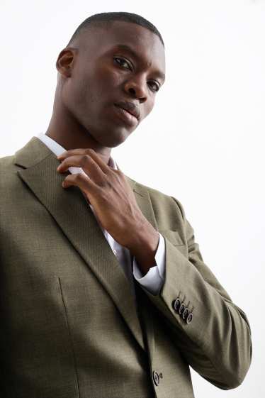 Herren - Baukasten-Sakko - Regular Fit - Flex - dunkelgrün