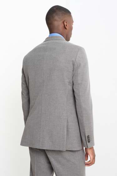 Hommes - Veste de costume - regular fit - Flex - 4 Way Stretch - gris