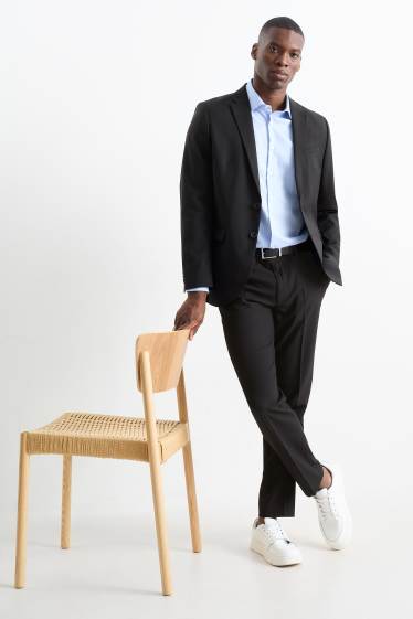 Hommes - Pantalon de costume - slim fit - Flex - 4 Way Stretch - LYCRA® - noir
