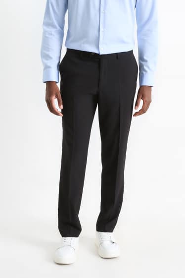 Hommes - Pantalon de costume - slim fit - Flex - 4 Way Stretch - LYCRA® - noir