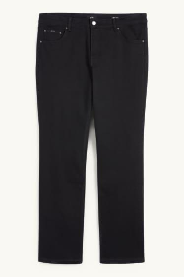 Mujer - Straight jeans - mid waist - LYCRA® - negro