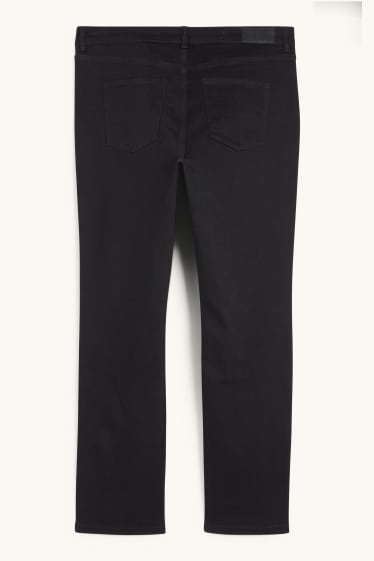 Mujer - Straight jeans - mid waist - LYCRA® - negro