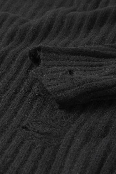 Dona - Jersei crop - negre