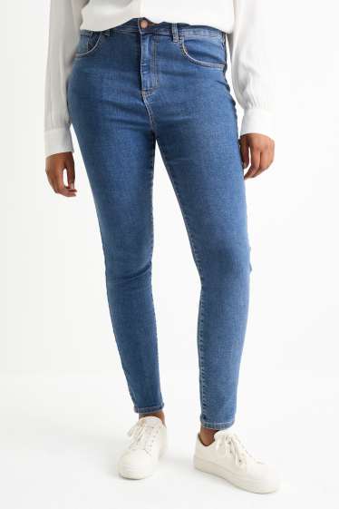 Mujer - Jegging jeans - high waist - vaqueros - azul