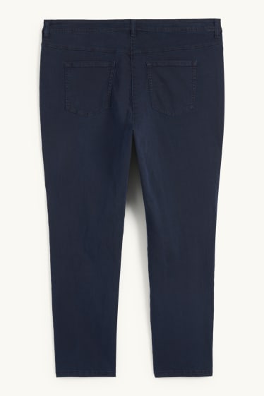 Dámské - Slim jeans - mid waist  - tmavomodrá