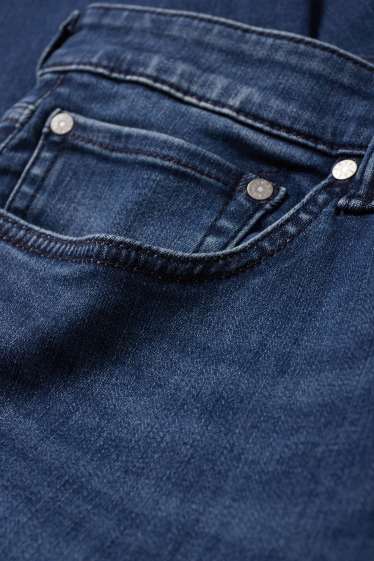 Pánské - Slim tapered jeans - LYCRA® ADAPTIV Fiber - džíny - tmavomodré