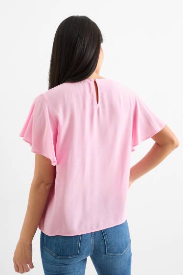 Femei - Bluză - roz