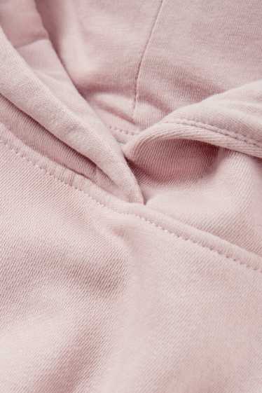 Damen - Crop Hoodie - rosa
