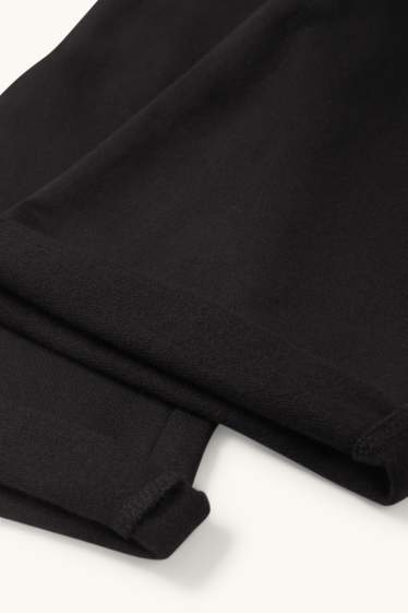 Enfants filles - Lot de 2 - leggings chauds - noir