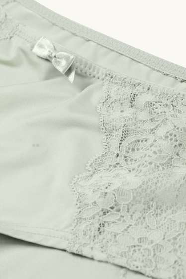 Dámské - Kalhotky hipster - mátově zelená