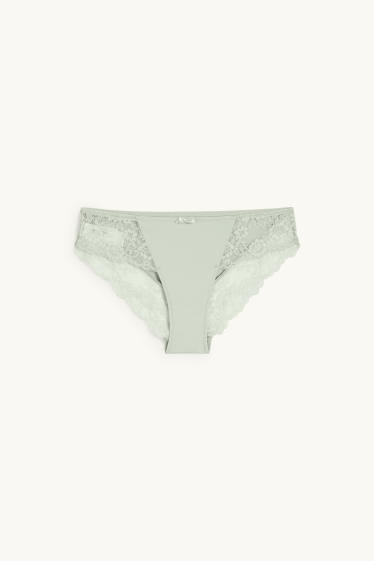 Damen - Slip - mintgrün