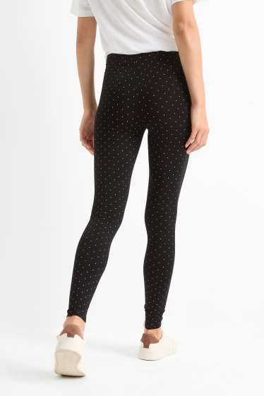 Femei - Multipack 2 buc. - colanți basic - negru