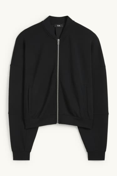 Femmes - Sweat zippé - noir