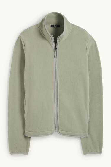 Donna - Giacca di pile - verde chiaro