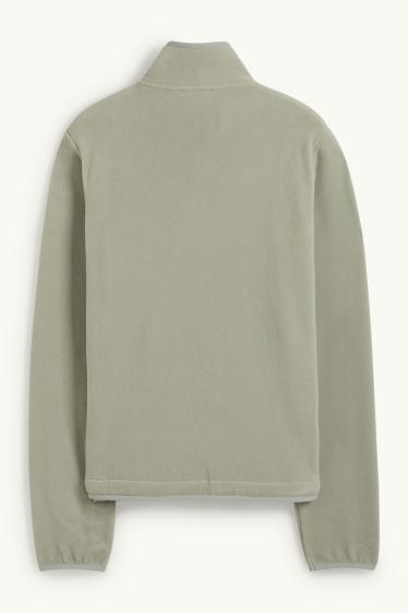 Donna - Giacca di pile - verde chiaro