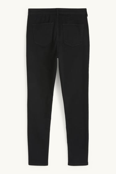 Dames - Jegging jeans - high waist - zwart