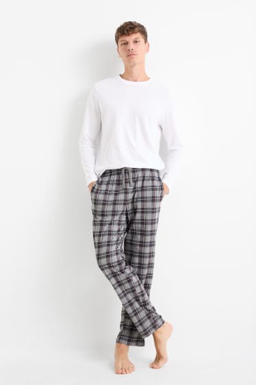 Bărbați - Multipack 2 buc. - pantaloni de pijama - gri închis