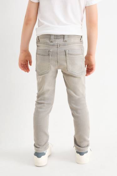 Enfants garçons - Skinny jean - jean gris clair