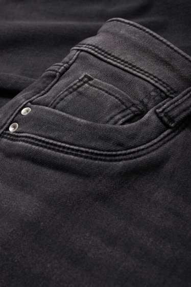 Damen - Slim Jeans - Mid Waist - Jog Denim - dunkeljeansgrau