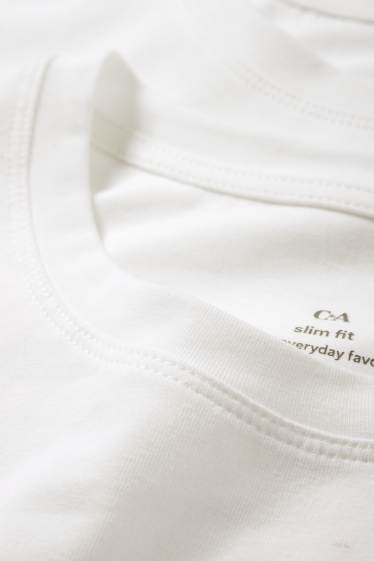 Femmes - Lot de 2 - haut à manches longues  - blanc