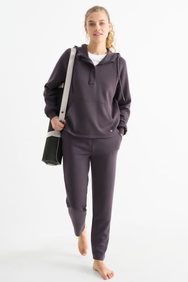 Dames - Sportbroek - donkergrijs