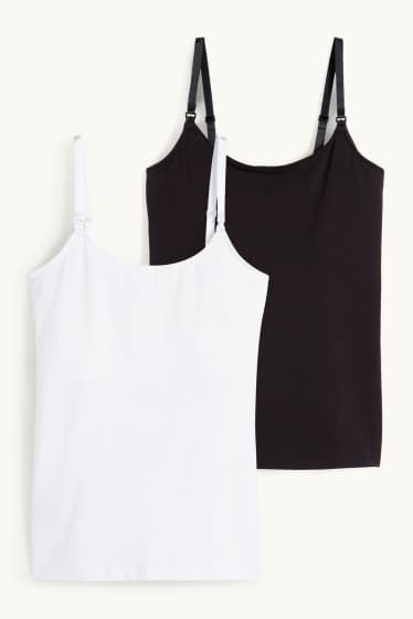 Dámské - Multipack 2 ks - kojící top - sněhobílá