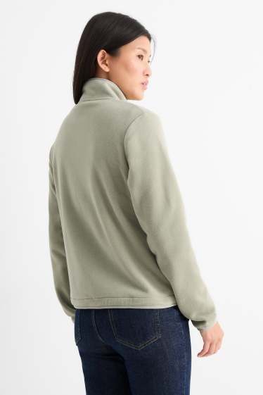 Donna - Giacca di pile - verde chiaro