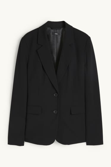 Femmes - Blazer de bureau - regular fit - noir